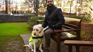 Blind Man Puts GoPro On Guide Dog To Expose Abuse In London | What's Trending Now!