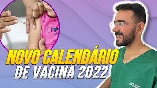 ATUALIZAÇÃO I Calendário Nacional de Imunização 2022 (COMPLETO)