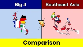 Big 4 European countries vs Southeast Asia | Southeast Asia vs Big 4 | Big 4 |Comparison | Data Duck