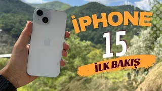 iPHONE 15 İLK BAKIŞ İNCELEME VİDEOSU