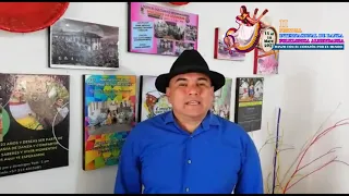 EL MAESTRO FERNANDO RIVERA DE ICONONZO TOLIMA DIRECTOR DE LA COMPAÑIA ARTISTICA COLOMBIA TRADICIÓN Y