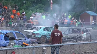 2019 Herkimer County Fair Demolition Derby(Friday) Heat 1