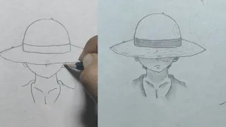 Drawing luffy from one piece  | How to draw | drawing pencil