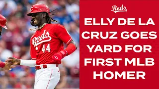 Elly De La Cruz hits MONSTER first career home run