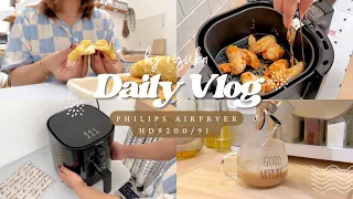 daily vlog 🍃 masak-masak pake PHILIPS Airfryer HD 9200/91