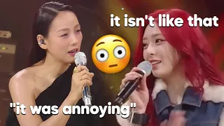 lee hyori being annoyed because of yuna