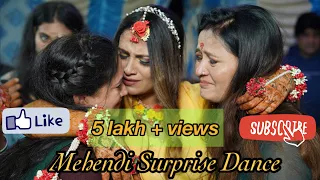 MUST WATCH - Bride's Surprise Mehendi Dance for her family🥺♥️ #SimAviWedding