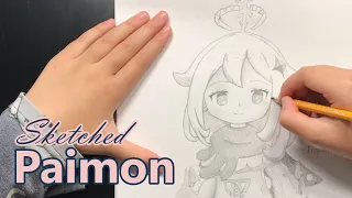 Genshin Impact - Paimon Sketched | Mola's Fantasy Drawing