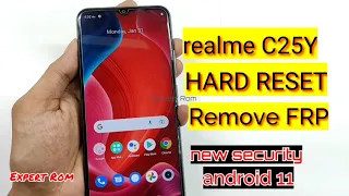 Realme C25Y RMX3269 Hard Reset Remove Screen Lock FRP Bypass Google Account Lock Without Pc