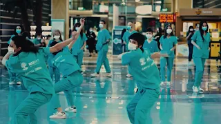 jerusalema best doctors dance, Georgian flash mob