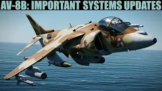 AV-8B Harrier: IMPORTANT Updates - UTM, Route Page, WP Types & Start Brake | DCS WORLD