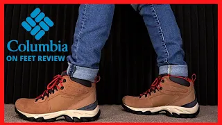 Columbia Men's Newton Ridge™ Plus II Suede Waterproof Hiking Boot On Foot Review