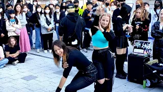 BLACK MIST. ALINA & LIA. EXHILARATING INTERACTIVE BUSKING SELECTION. HONGDAE [I CAN'T STOP ME]