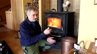 Bill's Wood Stove, Heating a Super Insulated House in Vermont Winters
