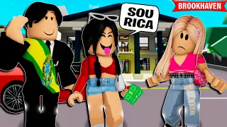 A MENINA QUE SE ACHAVA POR SER FILHA DO PREFEITO | Historinhas Brookhaven Roblox Bibi e Lud