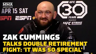 Zak Cummings Emotional After Rare Double Retirement Fight At UFC Kansas City