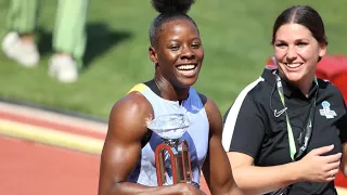 Shericka Jackson 10.70 WINS 100m FINAL At THE 2023 EUGENE DIAMOND LEAGUE