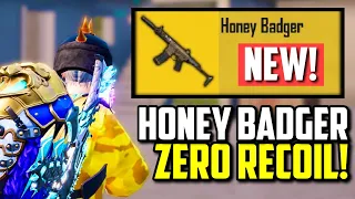 HONEY BADGER NO RECOIL 1V4’S WITHOUT GYRO!! | PUBG Mobile