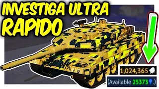 ✅Como INVESTIGAR mas RAPIDO en WarThunder!? Metodos y TIPS 💎