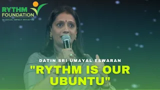 RYTHM is our Ubuntu | Umayal Eswaran