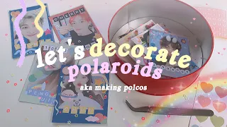 decorating polaroids (polcos)🌟+ tutorial 🍭