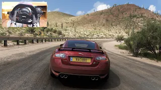 Jaguar XKR-S, incredible sound | Forza Horizon 5 gameplay | Thrustmaster TS-XW | 4K 60fps XSX