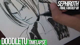 Let's Draw...SEPHIROTH (Final Fantasy VII) - DoodleTu #38