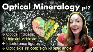 Optical Mineralogy Pt.2- Optical Indicatrix, Uniaxial vs Biaxial, Interference Figures | GEO GIRL