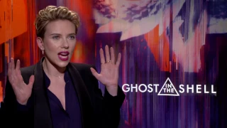 Scarlett Johansson interview for GHOST IN THE SHELL (full interview)