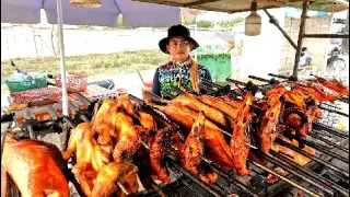 Super Khmer's Lady! Grilled Pork's Legs, Duck & More | Cambodian Street Food