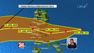 Bagyong Karding, Severe Tropical Storm na - Weather update today (September 24... | 24 Oras Weekend