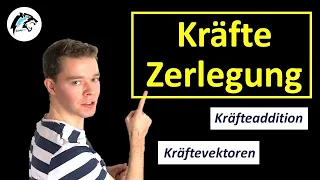 Kräfteaddition & Kräftezerlegung (mit Kräfteparallelogramm) | Physik Tutorial