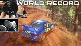 [World Record #21] Colin MacRae's SUBARU Impreza WRC | T300RS TH8A Pedal Cam | DiRT Rally2.0