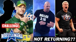 John Cena Challenged For A Match!Steve Austin Not Match Cancelled?Cody Not Returning!WrestleMania 38