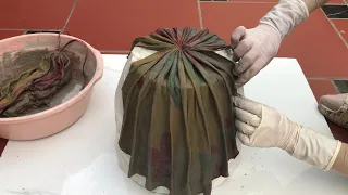 Tips for creating extremely unique cement pots from scrap fabrics