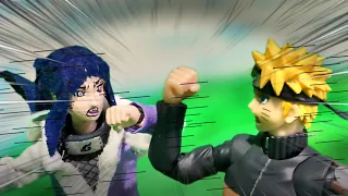 Naruto vs Hinata(a stop motion film)