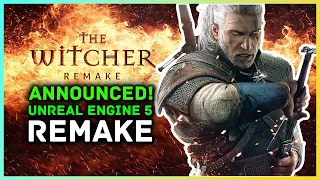 The Witcher 1 Remake - Unreal Engine 5 Gameplay Engine, Development & The Witcher 4 Details