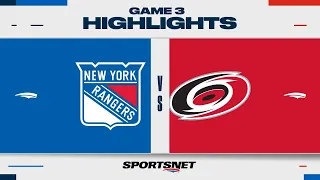 NHL Game 3 Highlights | Rangers vs. Hurricanes - May 9, 2024