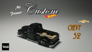 Custom 52'  Chevy Truck , Chevrolet  Hot Wheels , street, primer custom