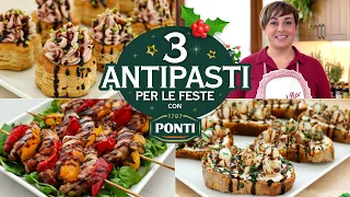 3 ANTIPASTI VELOCI E GUSTOSI PER LE FESTE Ricetta Facile - Fatto in Casa da Benedetta