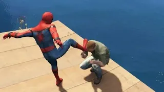 GTA 5 Crazy Ragdolls Spiderman ep.20 (Euphoria physics)