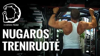 Nugaros Treniruotė Su Deividu Dubinu.💪 Nugaros Treniruotės Pratimai Raumenų Auginimui.🏋️‍♂️