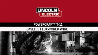 Powercraft® T-11 Gasless flux-cored wire for mild and galvanised steel