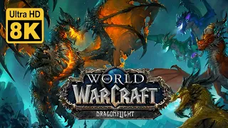 World of Warcraft Dragonflight Cinematic Trailer 8K (Remastered with Neural Network AI)