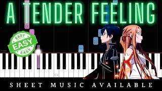 Sword Art Online - A Tender Feeling (Easy Piano Tutorial)