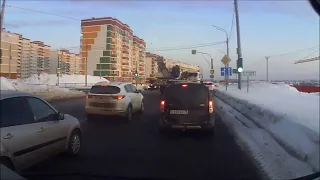 ДТП г Ижевск 18 02 2022 перекресток ул  Сабурова  ул  Берша