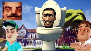 Hello Neighbor - New Neighbor Skibidi Toilet Act 1 Season 1 Gameplay Walkthrough