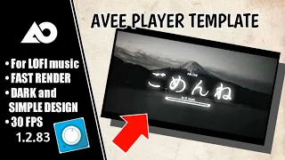 AVEE PLAYER TEMPLATE | for lo-fi music