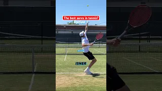 Who has the BEST serve in tennis? 🎾 🔝 🤔 #Tennis #Kyrgios #Isner #Opelka