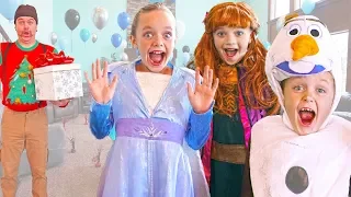 Frozen 2 - Elsa and Anna Give Olaf a Birthday Surprise!